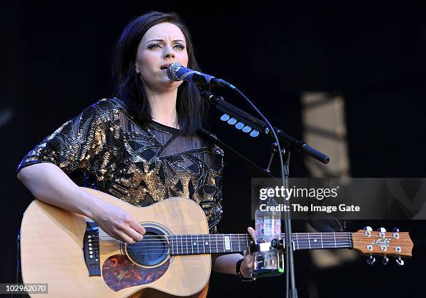 Amy Macdonald performs at Gurten Festival on July 18, 2010 in Bern, Switzerland.