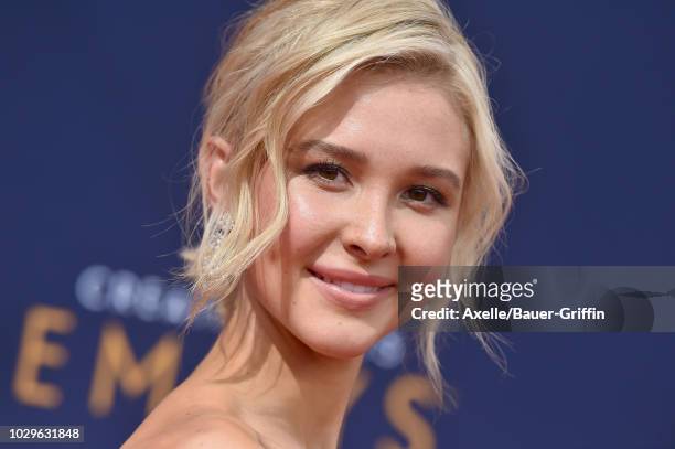 Isabel May attends the 2018 Creative Arts Emmy Awards at Microsoft Theater on September 8, 2018 in Los Angeles, California.