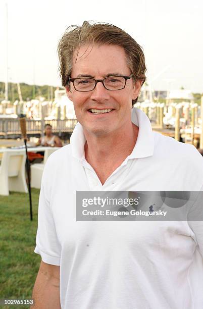 Kyle MacLachlan attends the Hamptons Magazine annual clambake at The Montauk Yacht Club on July 18, 2010 in Montauk, New York.