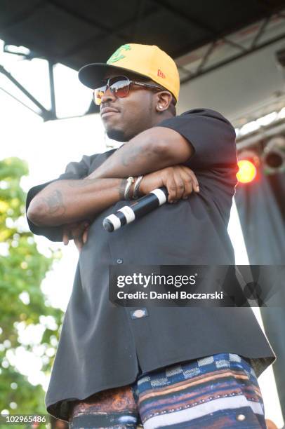 Big Boi performs during the third and final day of Pitchfork Music Festival at Union Park on July 18, 2010 in Chicago, Illinois.
