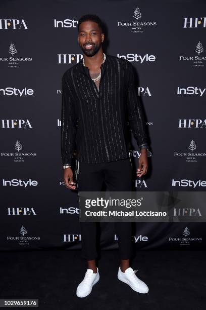 Tristan Thompson attends The Hollywood Foreign Press Association and InStyle Party during 2018 Toronto International Film Festival at Four Seasons...