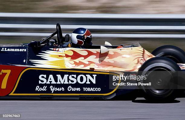 Jan Lammers drives the Samson Shadow Racing Team Shadow DN9 Ford Cosworth DFV during the Spanish Grand Prix on 29 April 1979 at the Circuito del...