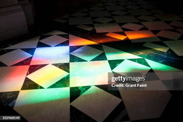 cathedral stone floor. - seville tiles stock pictures, royalty-free photos & images