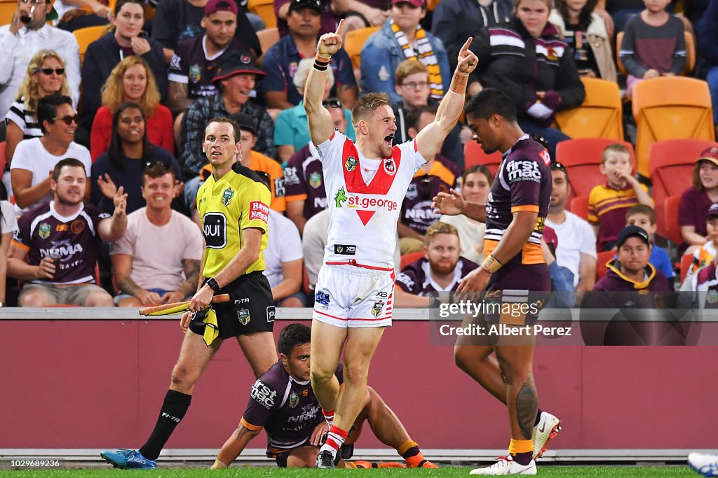 NRL Elimination Final - Broncos v Dragons