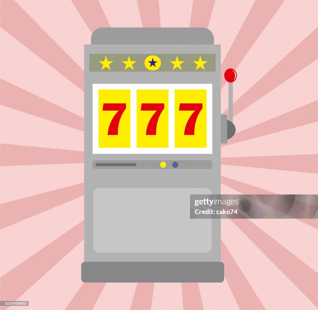 Slot machine vector illustration