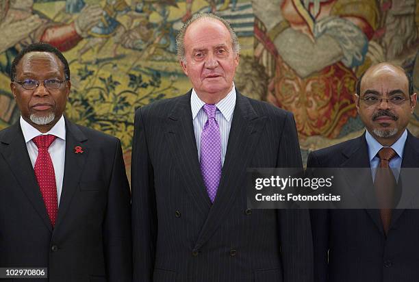 Vice-President of the Republic of South Africa Kgalema Petrus Motlanthe, King Juan Carlos I of Spain and Federal Democratic Republic of Ethiopia...