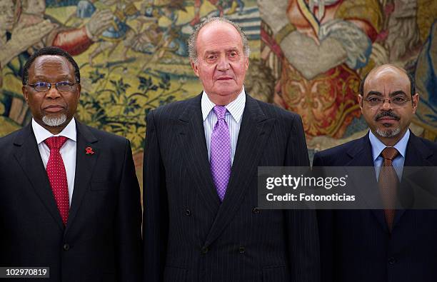 Vice-President of the Republic of South Africa Kgalema Petrus Motlanthe, King Juan Carlos I of Spain and Federal Democratic Republic of Ethiopia...