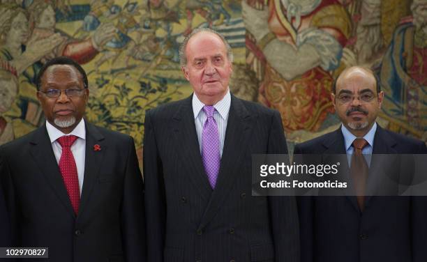 Vice-President of the Republic of South Africa Kgalema Petrus Motlanthe, King Juan Carlos I of Spain and Federal Democratic Republic of Ethiopia...