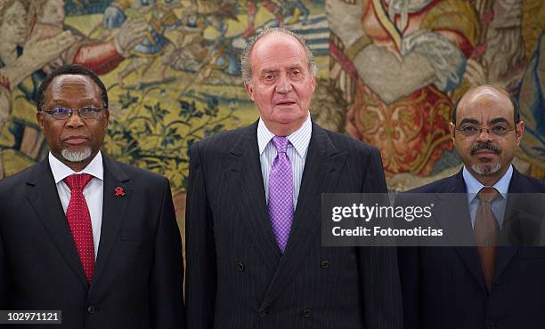 Vice-President of the Republic of South Africa Kgalema Petrus Motlanthe, King Juan Carlos I of Spain and the Federal Democratic Republic of Ethiopia...