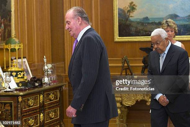 King Juan Carlos I of Spain receives President of the Republic of Cape Verde Pedro de Verona Rodrigues Pires and African Prime Ministers at Zarzuela...