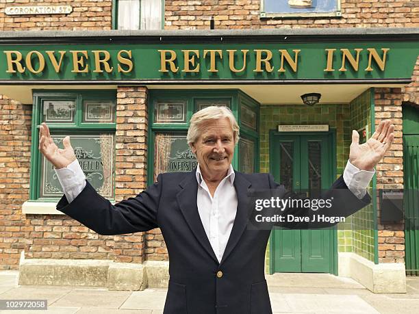 Actor William Roache poses for a portrait shoot in Manchester on July 8, 2010.