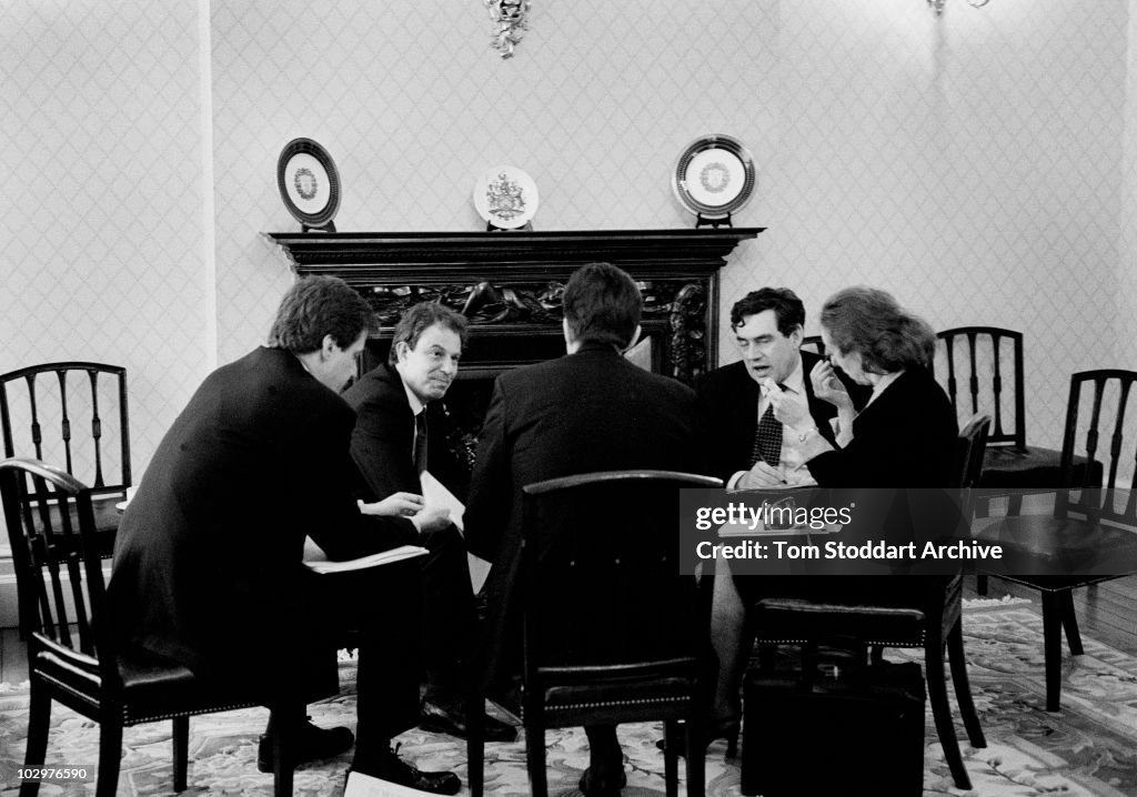 MP Tony Blair during the 1997 General Election campaign trail,... News