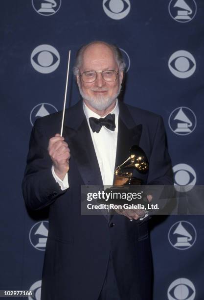 Composer John Williams attends 41st Annual Grammy Awards on February 24, 1999 at the Shrine Auditorium in Los Angeles, California.