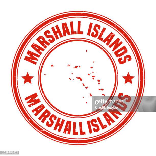 marshall-inseln - rote grunge-stempel mit namen und karte - majuro stock-grafiken, -clipart, -cartoons und -symbole