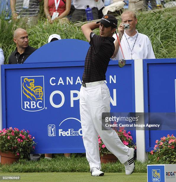 Mike Weir at the RBC Canadian Open on July 19, 2010 in Toronto, Ontario, Canada.