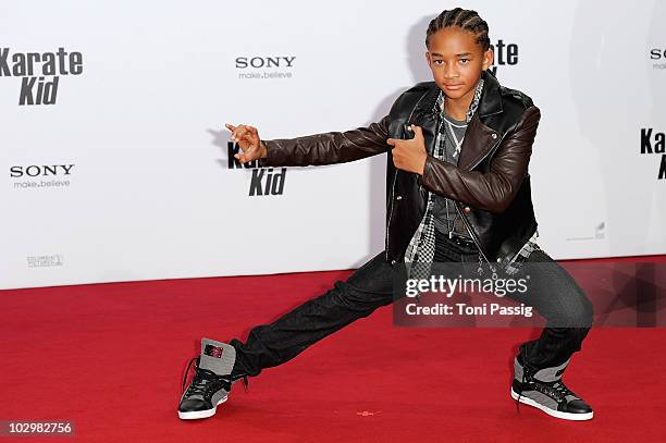 Jaden Smith attends the 'Karate Kid' Germany Premiere at Sony Center Potsdamer Platz on July 19, 2010 in Berlin, Germany.