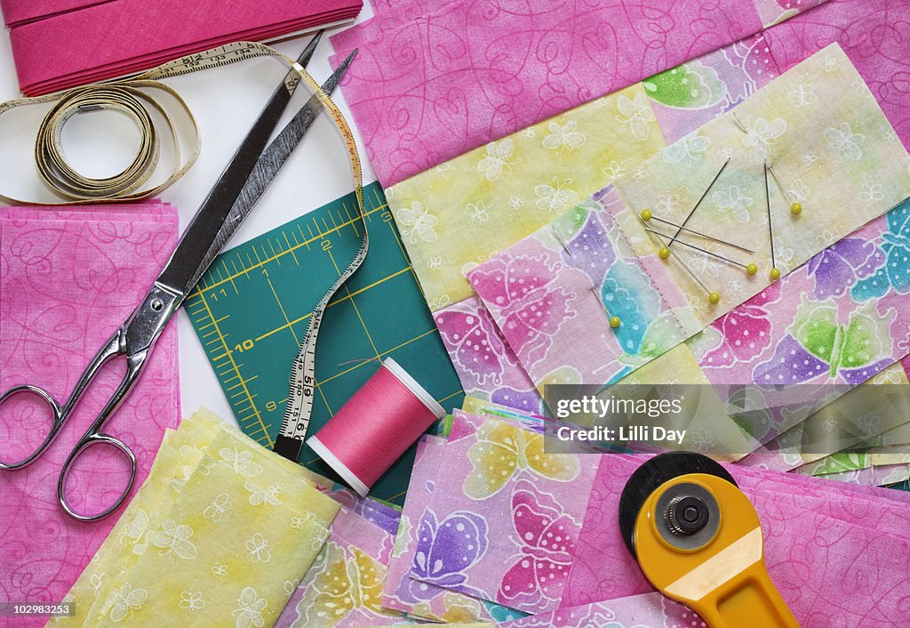 Quilting Supplies High-Res Stock Photo - Getty Images
