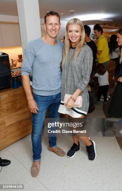 Brendan Cole and Nadiya Bychkova attend Fifi Fest hosted by Tamara Ecclestone at Cloud Twelve private members club to promote her baby and kids care...