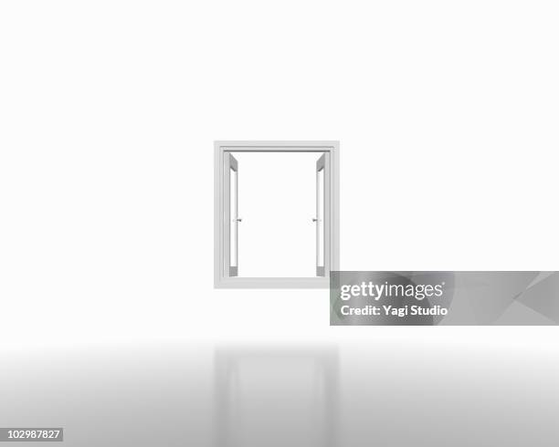an opened window - opening window stock illustrations