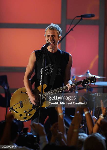Musician Jason Wade of the band Lifehouse performs onstage at the 2010 VH1 Do Something! Awards held at the Hollywood Palladium on July 19, 2010 in...