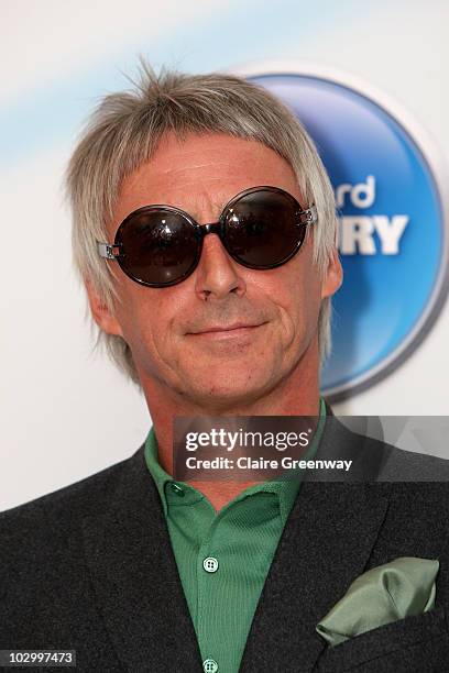 Paul Weller attends the photocall for the Barclaycard Mercury Prize Nominations Announcement at The Hospital on July 20, 2010 in London, England.