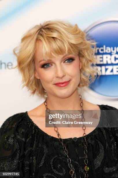 Lauren Laverne attends the photocall for the Barclaycard Mercury Prize Nominations Announcement at The Hospital on July 20, 2010 in London, England.