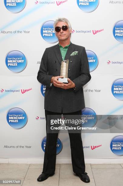 Paul Weller attends the photocall for the Barclaycard Mercury Prize Nominations Announcement at The Hospital on July 20, 2010 in London, England.