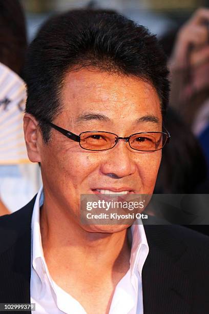 Singer Hiroshi Itsuki attends the 'Inception' Japan Premiere at Roppongi Hills on July 20, 2010 in Tokyo, Japan. The film will open in Japan on July...