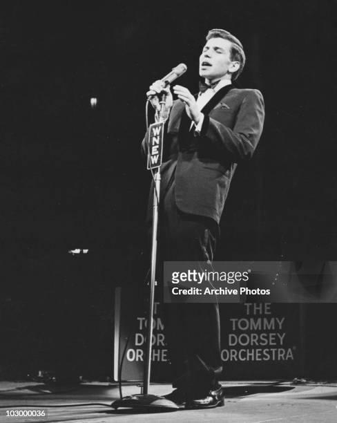 Singer Frank Sinatra Jr. Performs on stage circa 1960's.