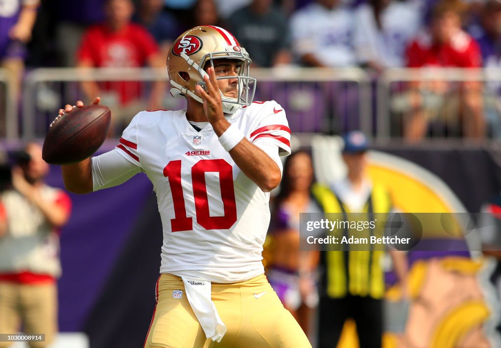 San Francisco 49ers v Minnesota Vikings
