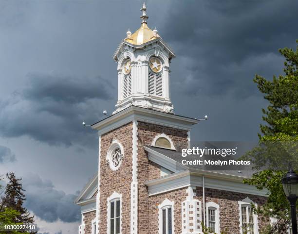 logan tabernacle 0009 - logan utah stock pictures, royalty-free photos & images