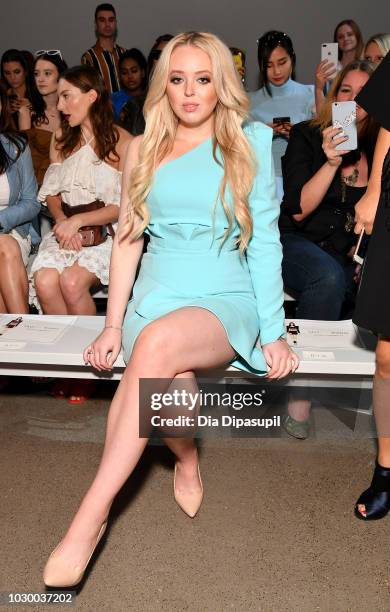 Tiffany Trump attends the Taoray Wang - Front Row during New York Fashion Week: The Shows at Gallery II at Spring Studios on September 8, 2018 in New...