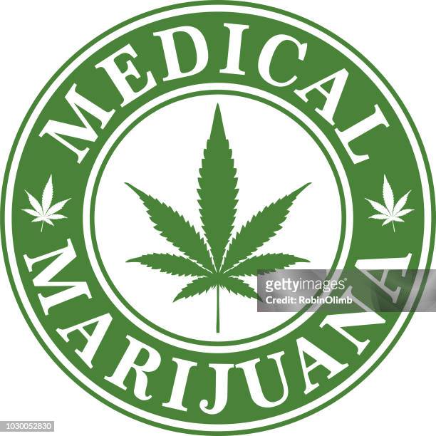 medical marijuana icon - marijuana herbal cannabis stock illustrations