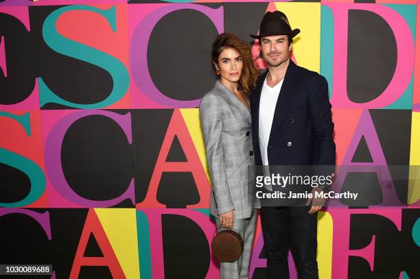 Nikki Reed and Ian Somerhalder attend the ESCADA SS19 show at the Park Avenue Armory on September 9, 2018 in New York City.