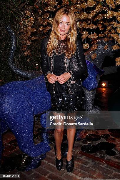 Personality Cat Deeley attends the Mulberry LA Pool Party Bash celebrating the A/W 2010 Collection at Chateau Marmont on July 20, 2010 in Los...