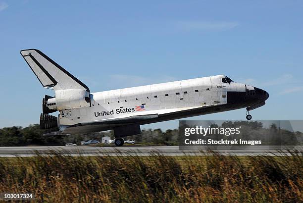 Shuttle Rear View Atlantis Space Shuttle Side View