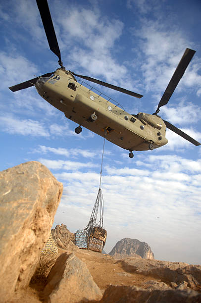 A U.S. Army CH-47 Chinook helicopter