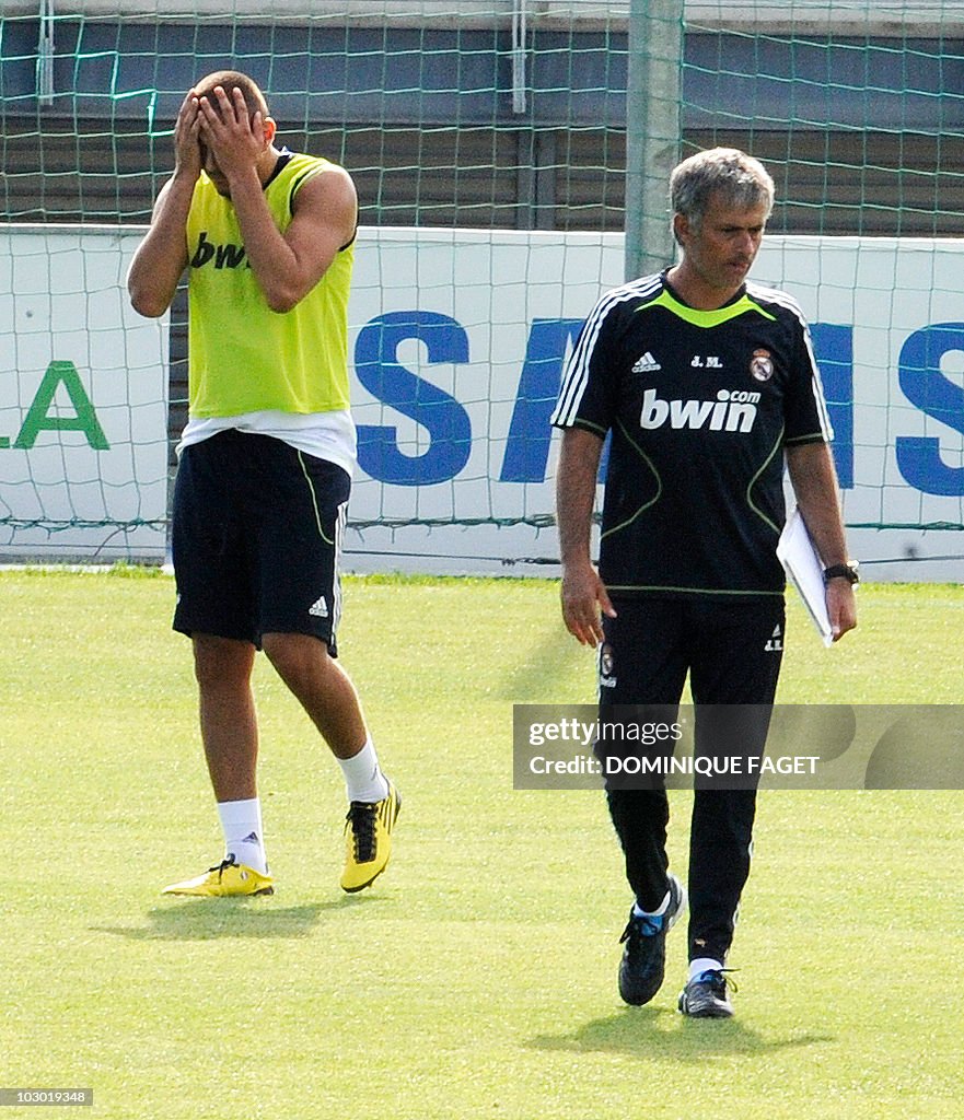 Real Madrid's new coach Portuguese Jose