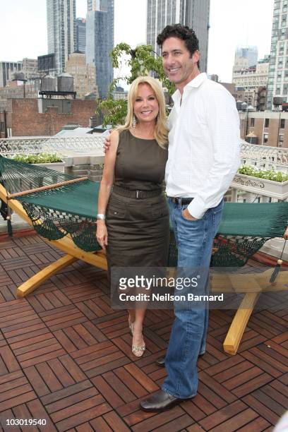 Kathie Lee Gifford and designer Eduardo Xol attend the 2010 National Hammocks Day event to announce the nationwide hammocks campaign in support of...