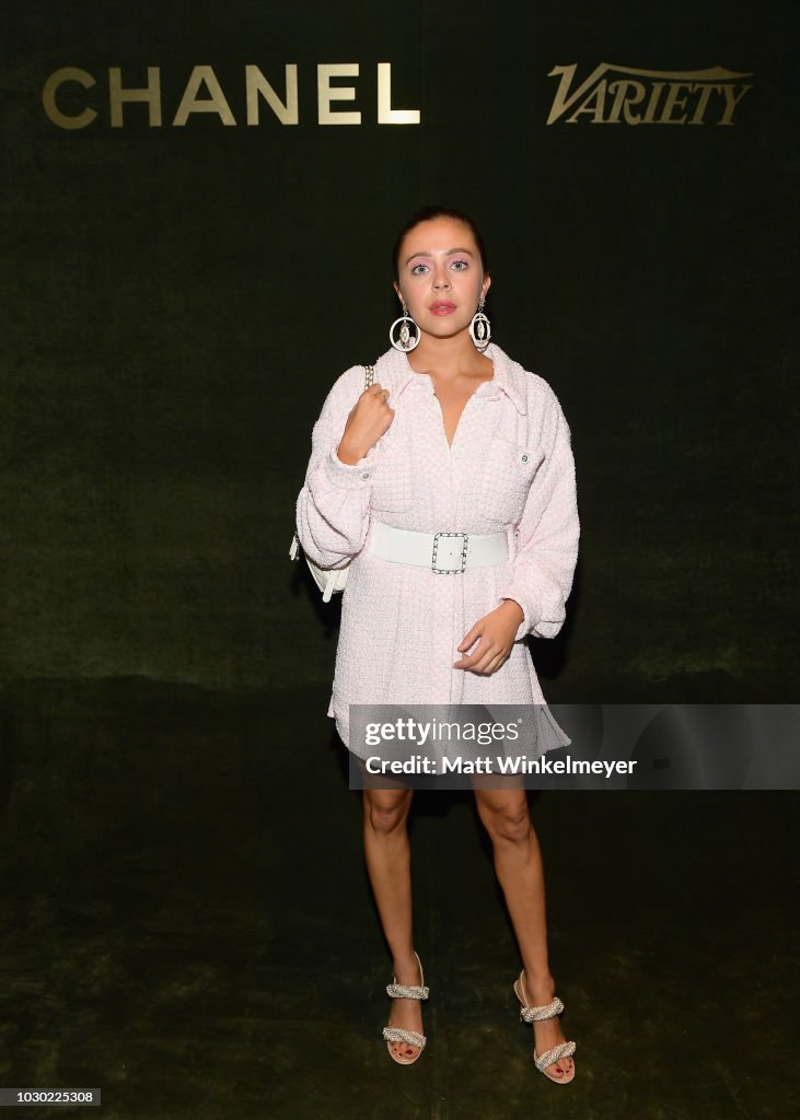 Bel Powley attends an evening hosted by CHANEL & Variety to honour