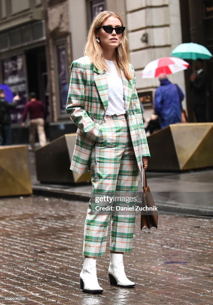 Street Style - New York Fashion Week September 2018 - Day 5