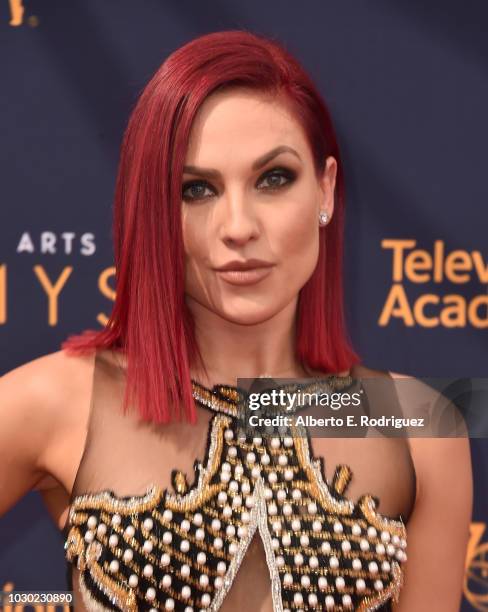 Sharna Burgess attends the 2018 Creative Arts Emmys Day 2 at Microsoft Theater on September 9, 2018 in Los Angeles, California.