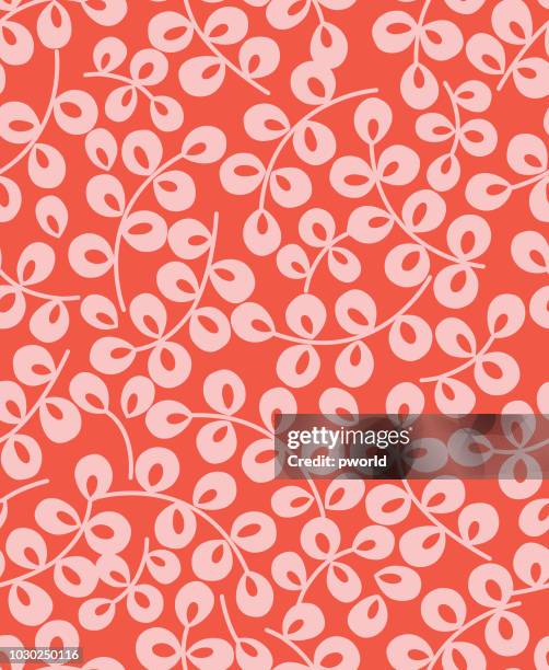 leaf seamless pattern . - easter seamless pattern stock illustrations
