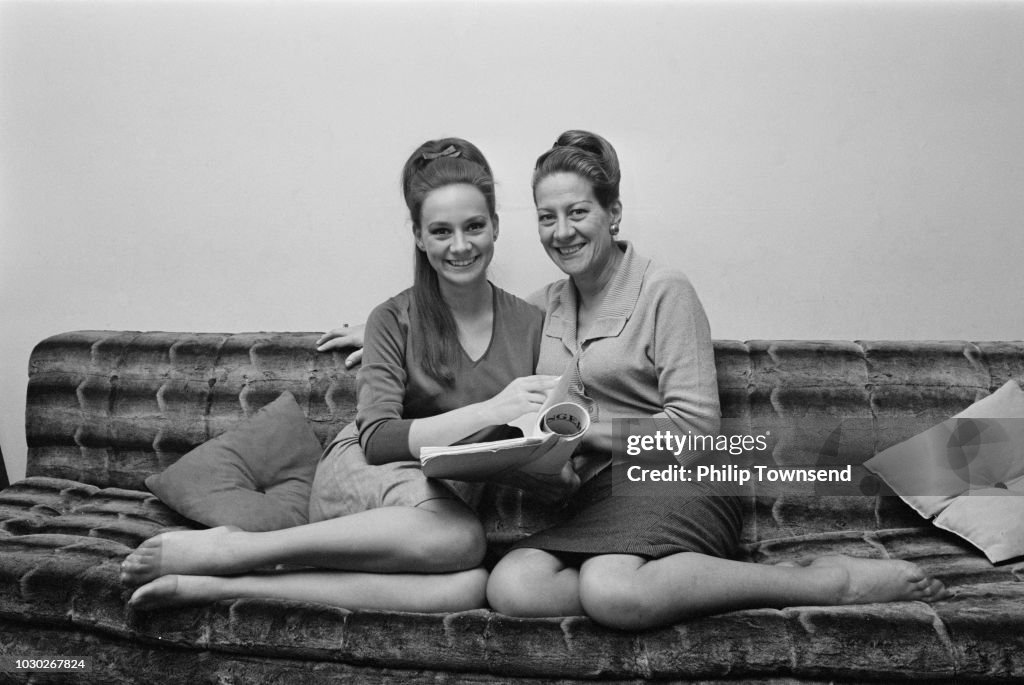 Francesca Annis with mother Mara