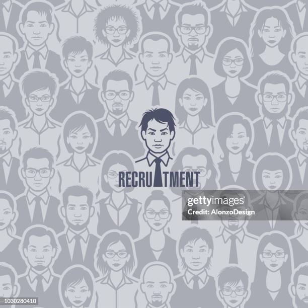 seamless human resources pattern - human resources background stock illustrations