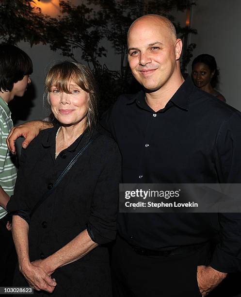 Actress Sissy Spacek and executive producer Joey Rappa attend The Cinema Society & Sony Alpha Nex screening after party for "Get Low" at the Soho...