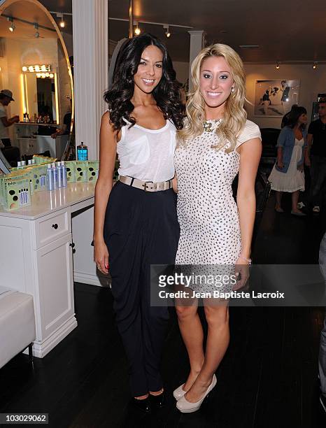 Terri Seymour and Vienna Girardi are seen at a day of Beauty & Rejuvenation hosted by Vienna Girardi, Biolustre & Reality Cares at Batia & Aleeza...