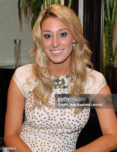 Vienna Girardi is seen at a day of Beauty & Rejuvenation hosted by Vienna Girardi, Biolustre & Reality Cares at Batia & Aleeza Salon on July 21, 2010...