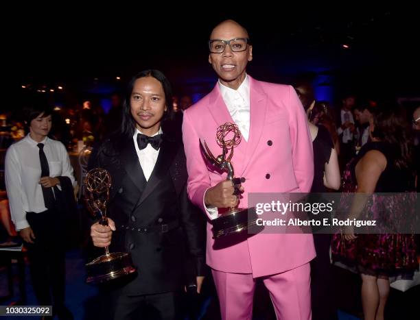 Zaldy Goco and RuPaul attend the 2018 Creative Arts Ball at on September 9, 2018 in Los Angeles, California.
