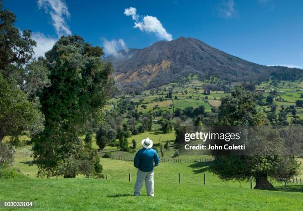 turrialba volcano - cartago province stock pictures, royalty-free photos & images